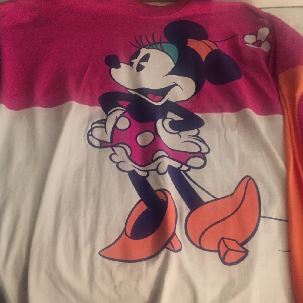 Color block Minnie Mouse Disneyland spirit jersey